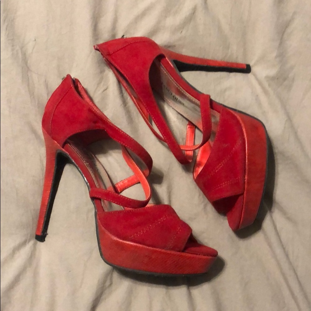 Red Just Fab Heels
